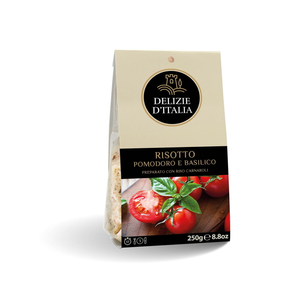 RISOTTO al POMODORO e BASILICO - Delizie D'Italia